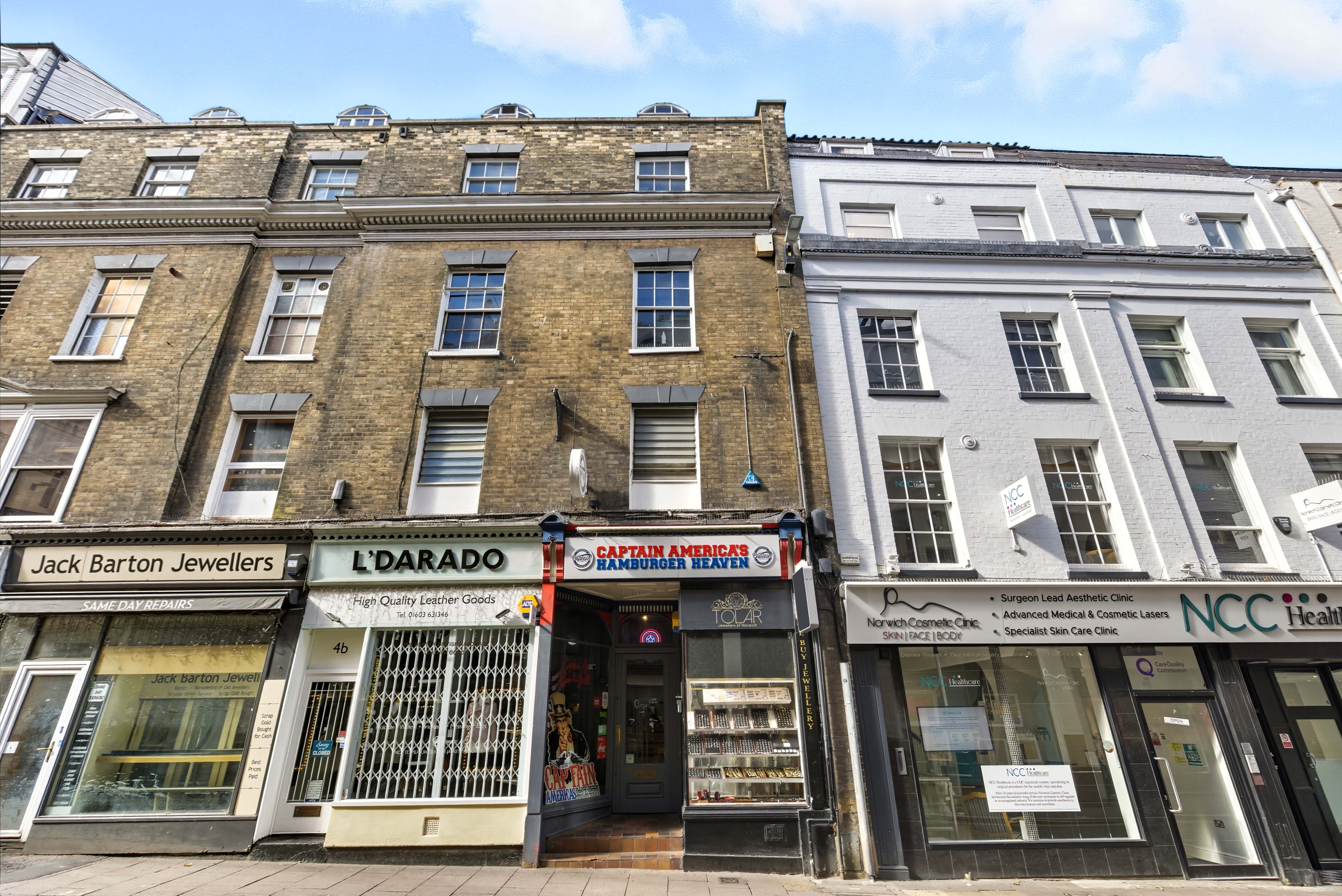 Captain America's 4 Exhange Street, Norwich, Norfolk, NR2 1AT